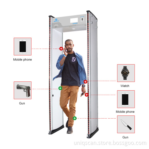 UB700 8/24 Zones WTMD Walk Detector Door